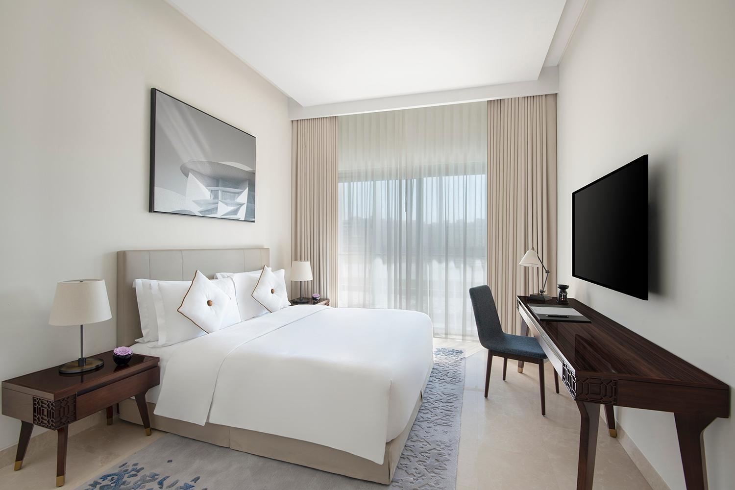 Banyan Tree Doha At La Cigale Mushaireb Oda fotoğraf A bedroom at the hotel